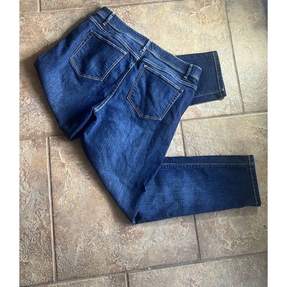 J. Jill Jeans Women's size 8 Denim blue Authentic Fit Slim Jeans #119 - Picture 3 of 8